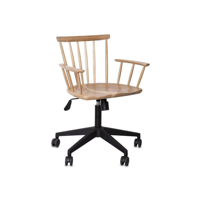 Carver Office Chair office chair Houtlander Natural Black