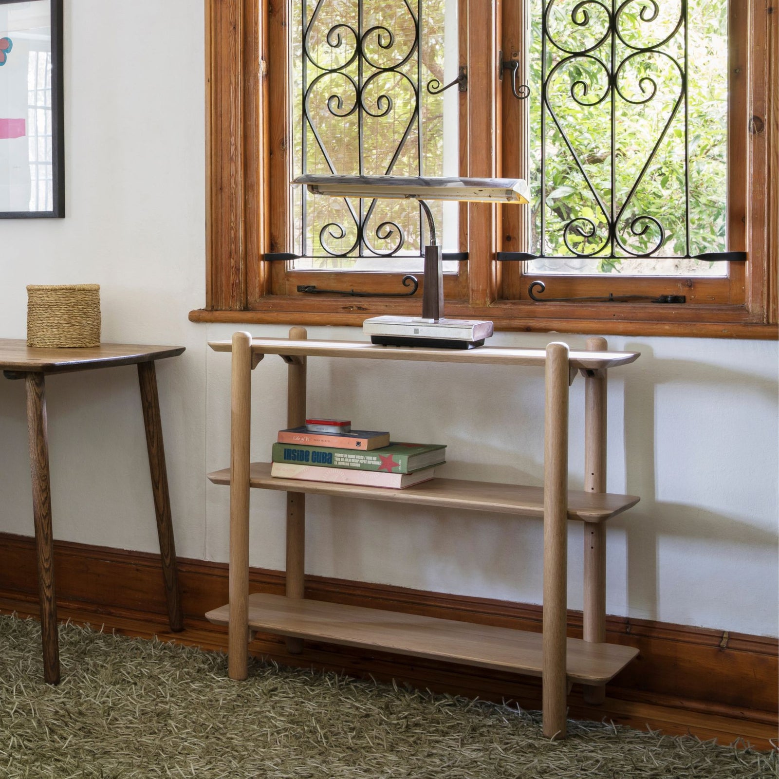 3 Tier Bookshelf 1.2M Wide - Versatile American White Oak