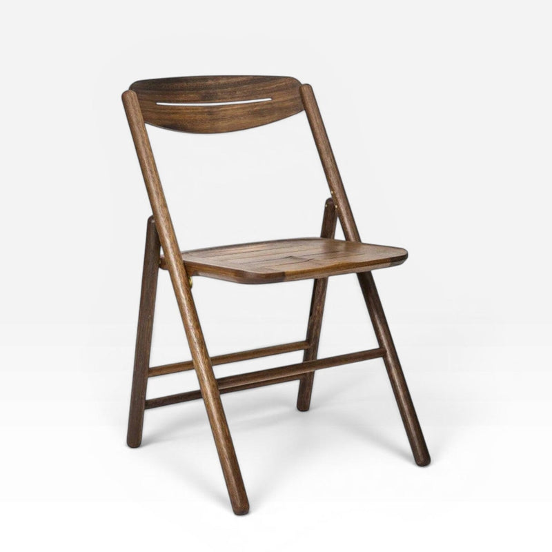 Outdoor Folding Chair - Durable Iroko Wood