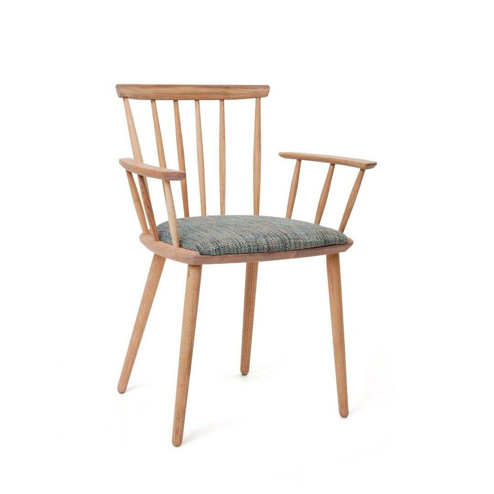 Spindle Back Carver Chair - Upholstered Comfort